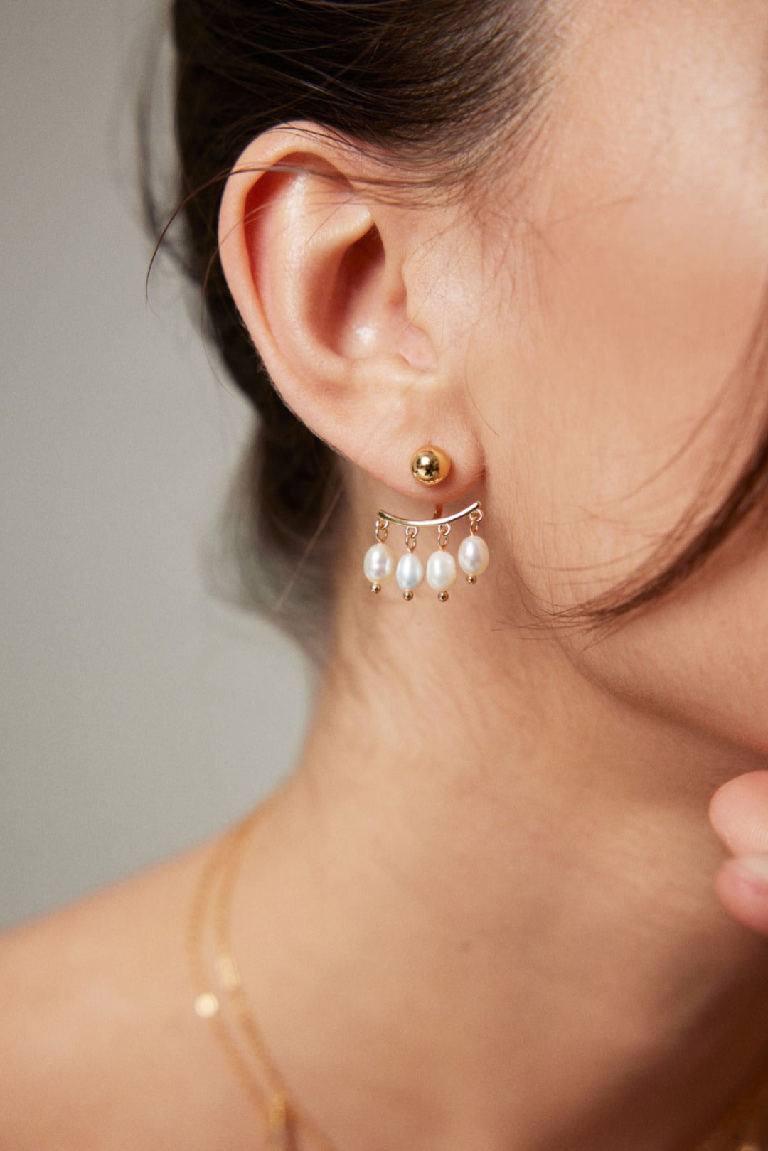 Raindrop Pearl Earrings