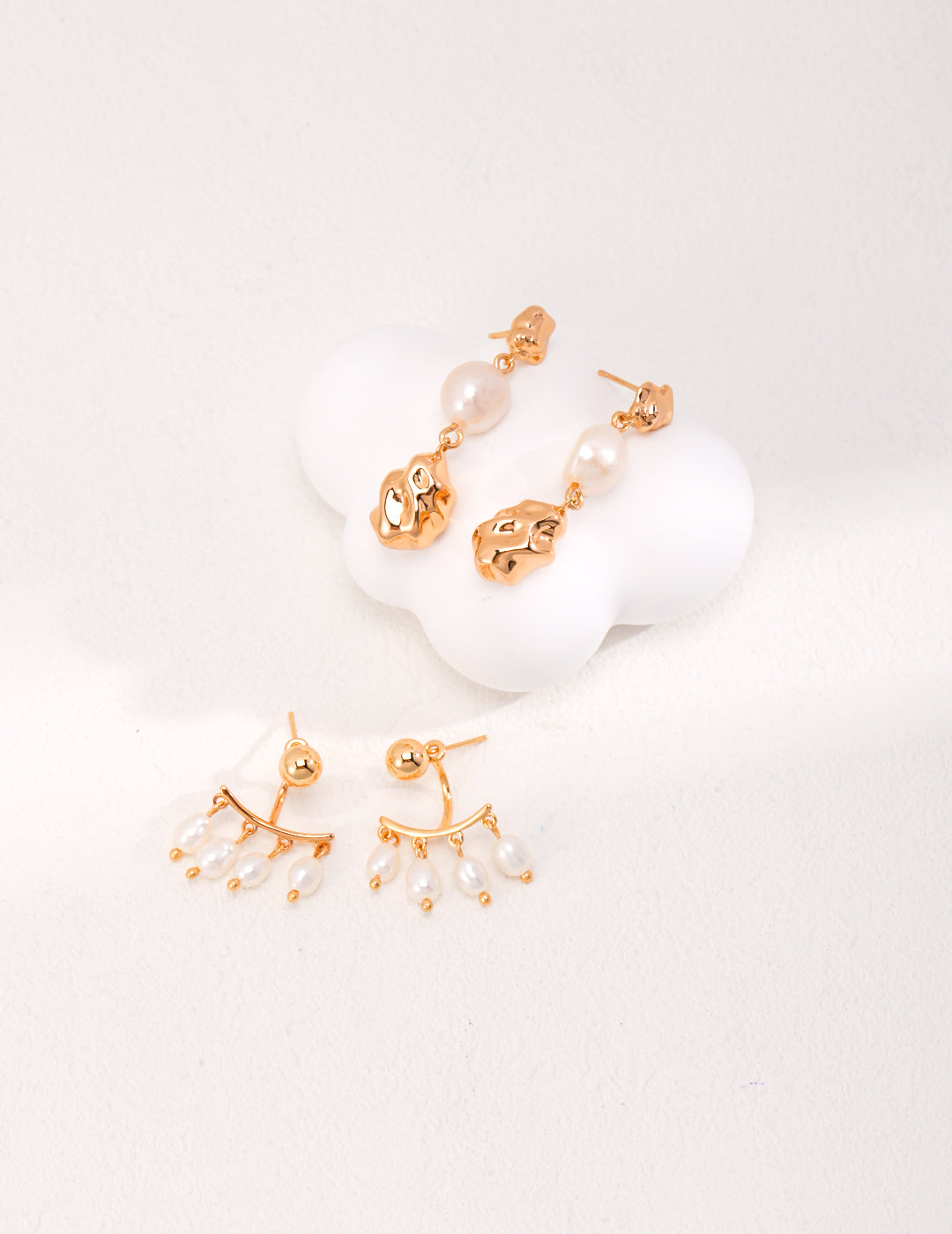 Raindrop Pearl Earrings